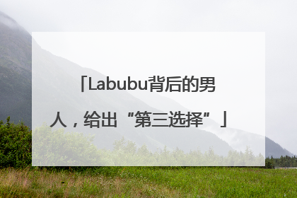 Labubu背后的男人，给出“第三选择”