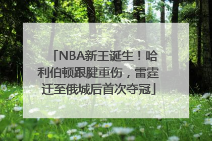 NBA新王诞生！哈利伯顿跟腱重伤，雷霆迁至俄城后首次夺冠